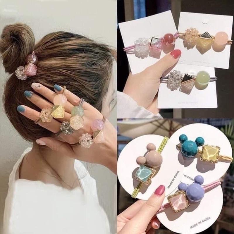 Túi 20 dây buộc tóc siêu xinh