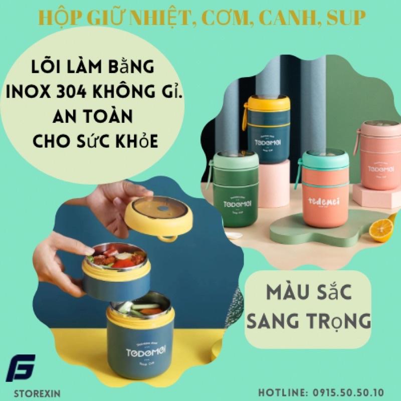 Hình ảnh Hộp Cơm/ khay cơm ,Canh,Sup Giữ Nhiệt, Ruột Inox 304 thép không gỉ FG Good Finish, an toàn sử dụng , đủ kích thước.Giao nhanh