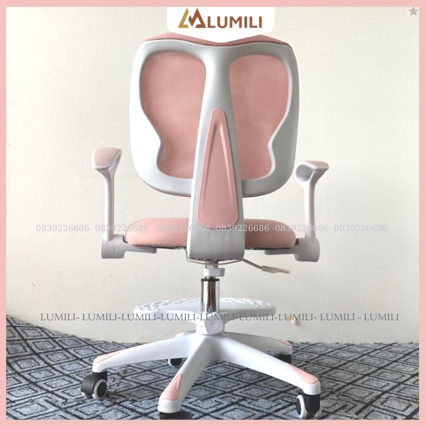 Ghế chống gù cao cấp lumili M1 ghế trẻ em nâng hạ độ cao xoay 360 độ