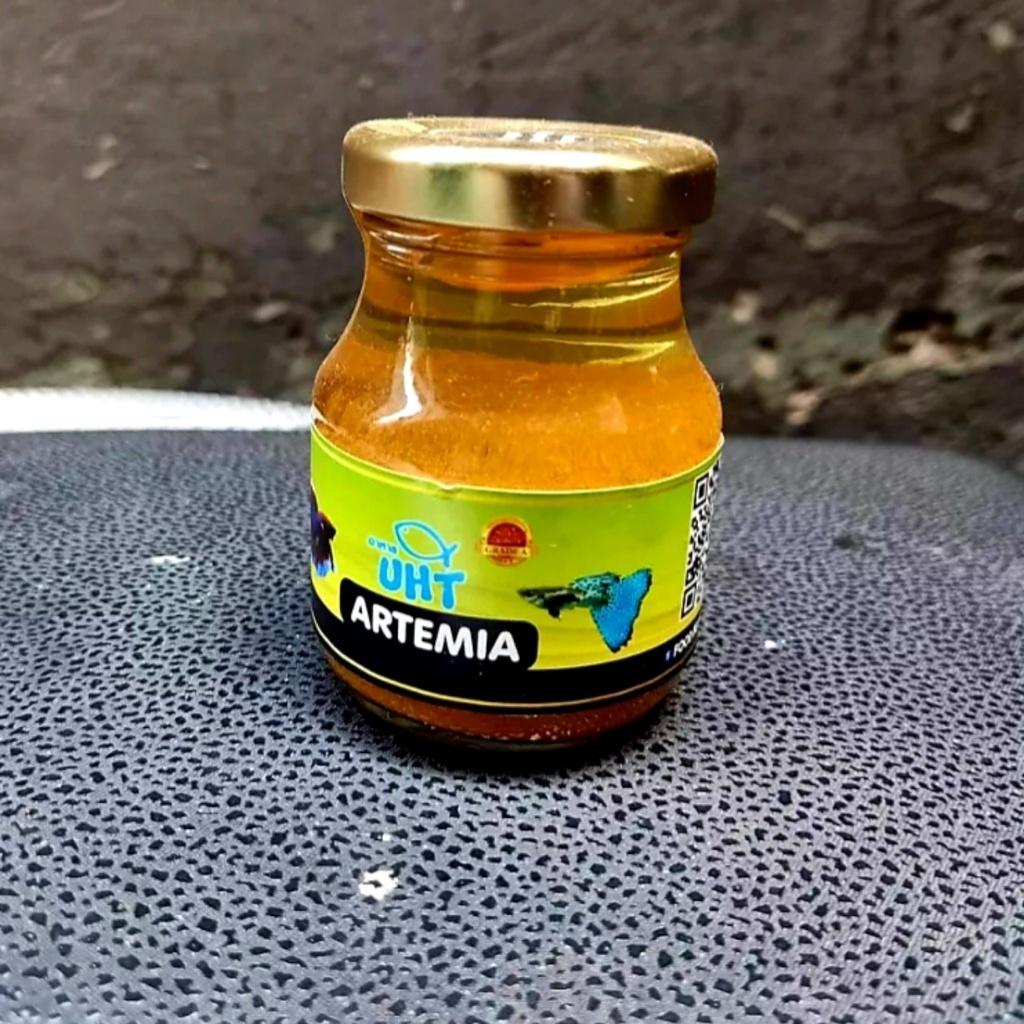 Artemia Ấp Sẵn UHT thanh trùng - Nguyên Seal - Tặng ống hút Artemia - Thức ăn cá bột - Thức ăn cá betta bột - Mr Fish