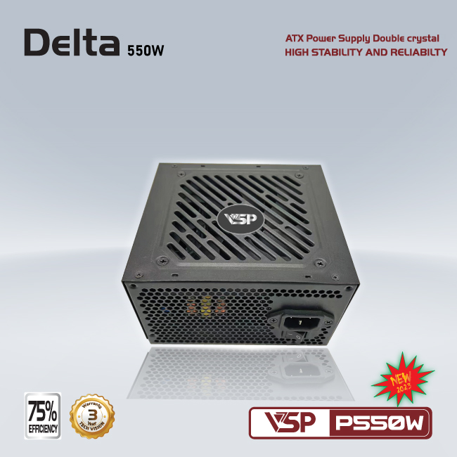 Nguồn VSP 550W P550W ~ ATX - Hàng chính hãng TECH VISION phân phối