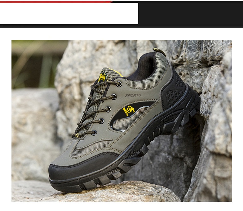 Giày Sneaker Thể Thao Nam GNS068 Đế Tăng Ma Sat ,Leo Núi ,Phượt Bền Đẹp