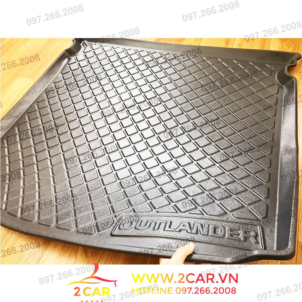 Lót cốp xe Outlander 2016 - 2021 - 2022 chất liệu nhựa dẻo TPO cao cấp