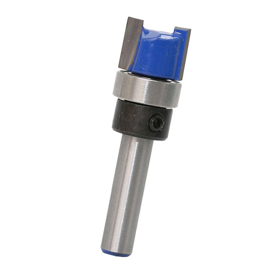 2Pcs/Set 1/4 Shank Top Bearing Flush Trim Router Bit Woodworking Cutter 2019