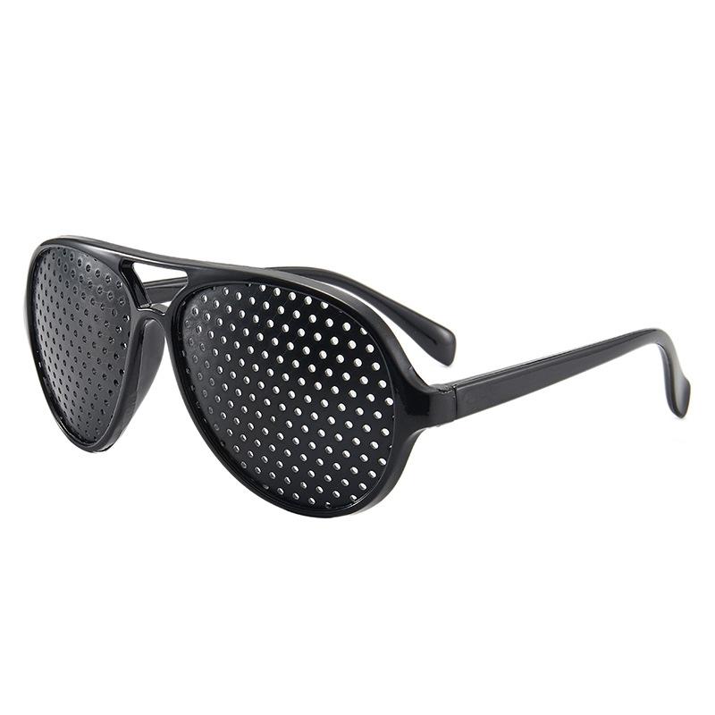 Kính chống loạn thị Anti-Myopia với các lỗ hổng điều chỉnh tầm nhìn Mệt mỏi Kính lỗ cho nam giới cải thiện thị lực tự nhiên Color: C