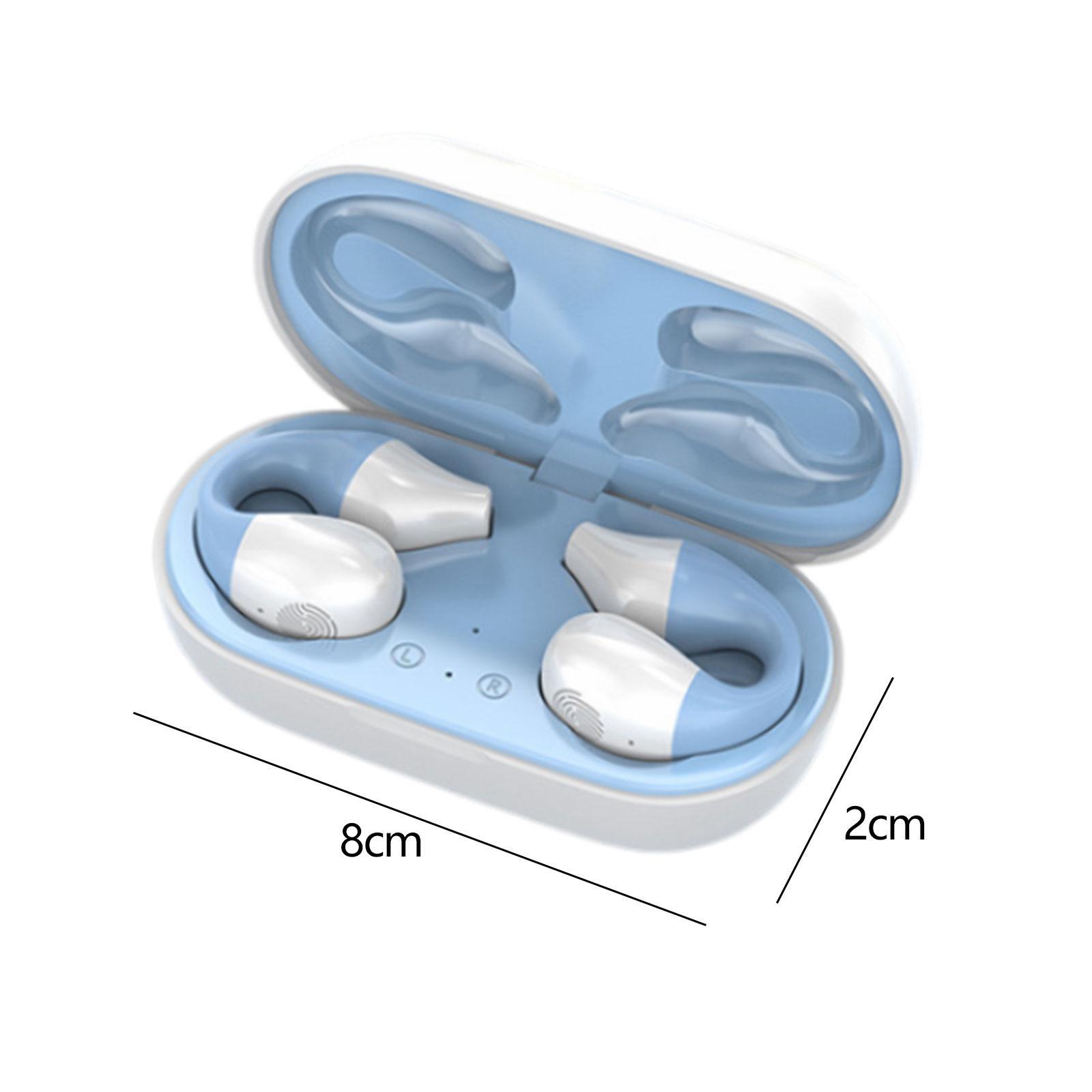 Air Conduction Headphones Earbuds HiFi Stereo Noise Cancelling with Charging Case Earpiece Sport Earphones for Games Driving Sports