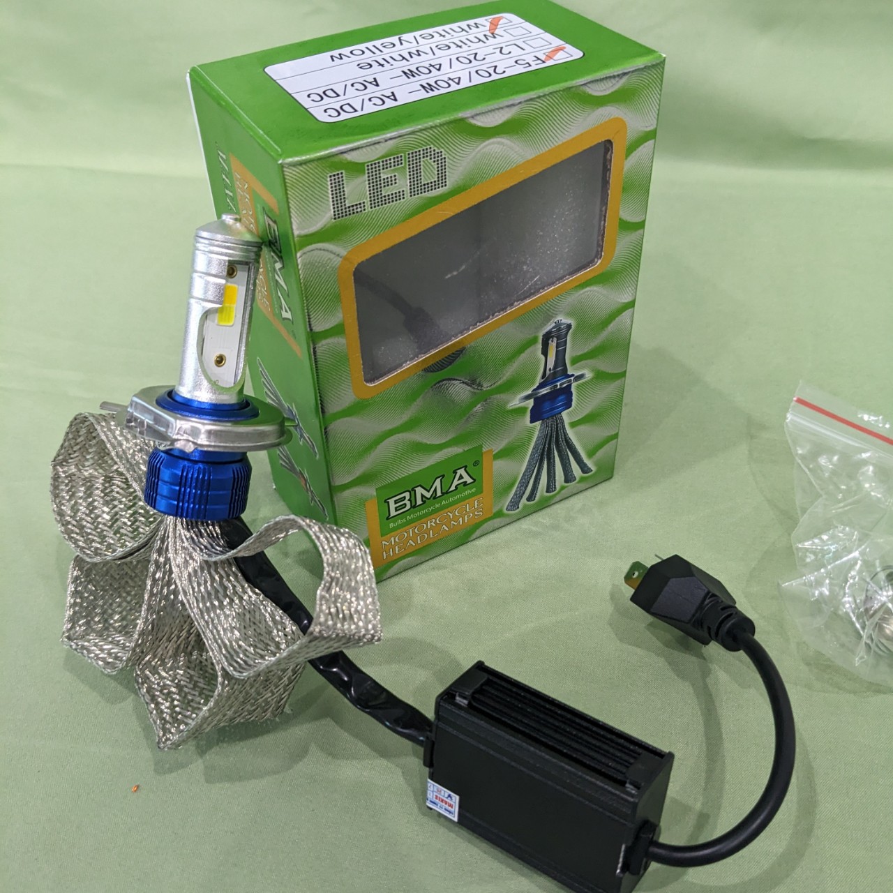 Đèn Pha Ô Tô Xe Máy BMA F5: Siêu Sáng Cos Vàng &amp; Pha Trắng Loại Tốt - Chất Lượng Đến Từ QN LEDLIGHT