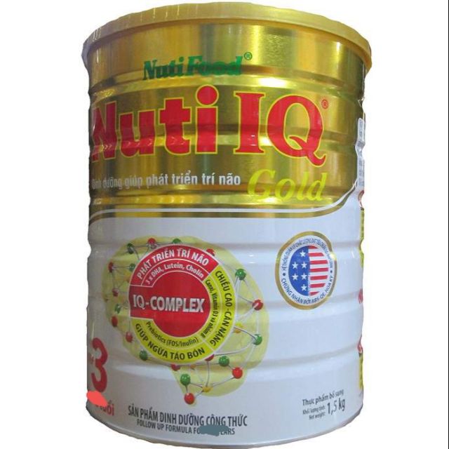Sữa Bột Nutifood Nuti IQ Gold Step 3 - 1.5kg