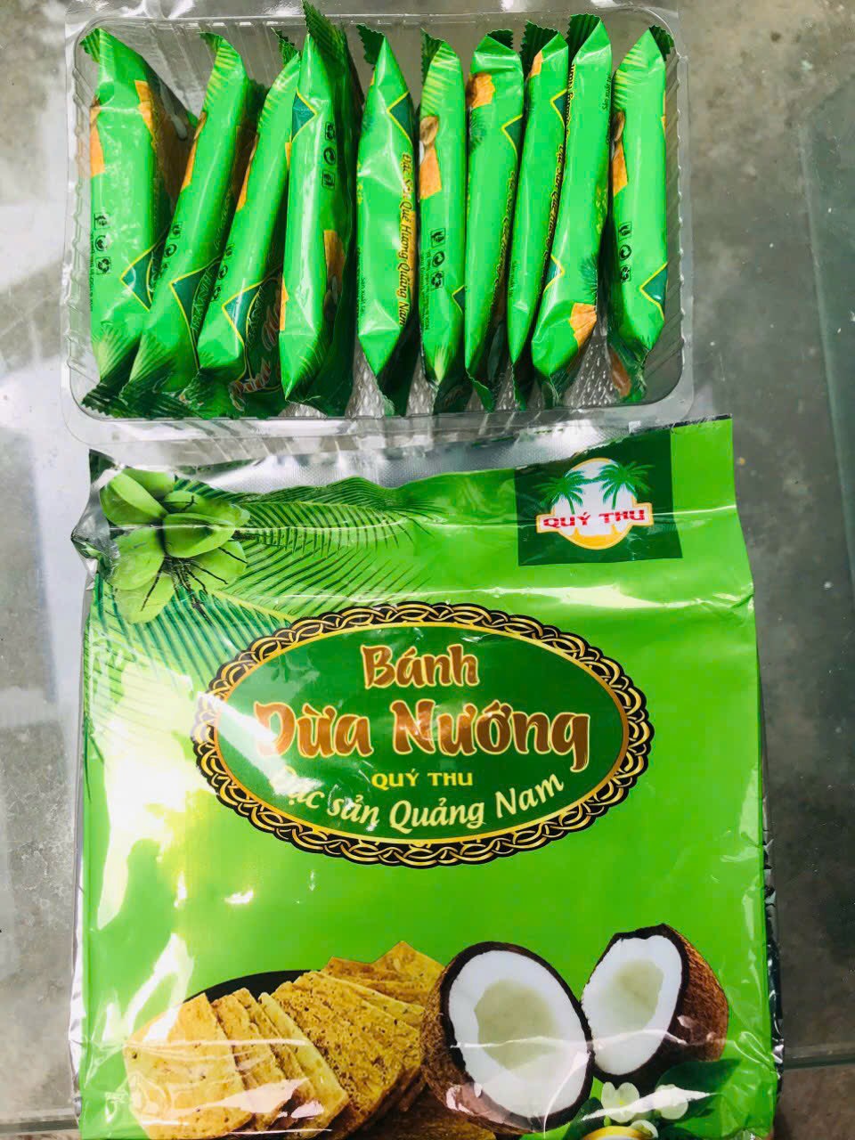 Bánh dừa nướng đặc sản Quảng Nam bịch 180g (gồm 10 gói ở trong)