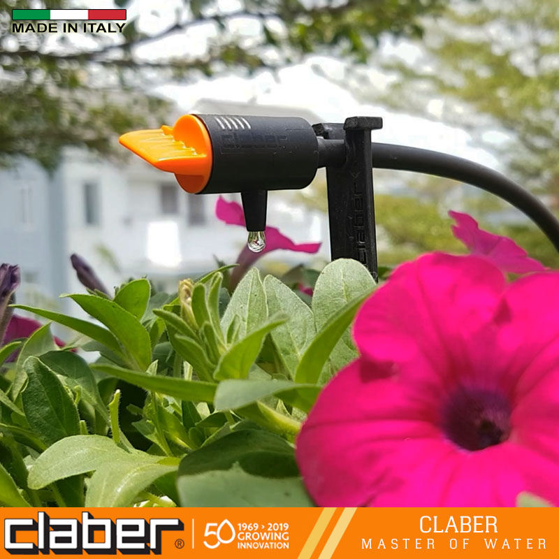 Đầu tưới nhỏ giọt đầu cuối 0-6 l/h (Bịch 10 cái)/ End-line Dripper Claber 91209