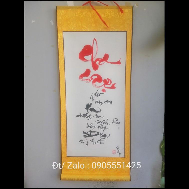 Biểu lụa thư pháp CHA MẸ.Quà tặng ông bà,cha mẹ,bạn bè,đối tác, mừng tân gia, khai trương.Quà cưới,tết,sinh nhật