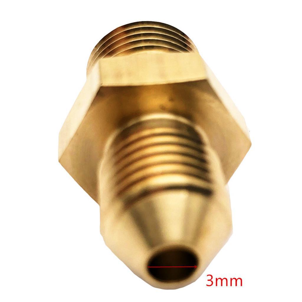 3X AN4 Connection Adapter 1 / 2-20 UNF Plug to AN4 Plug for Oil, Water, Gas