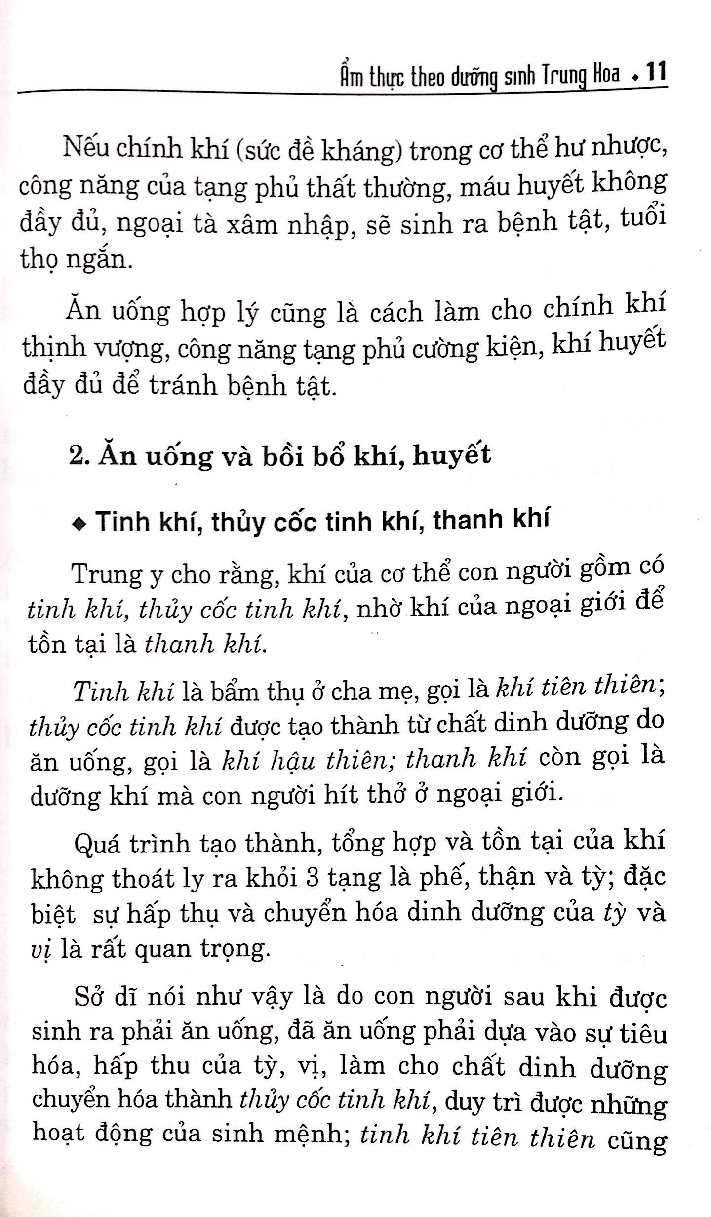 Ẩm Thực Theo Dưỡng Sinh Trung Hoa