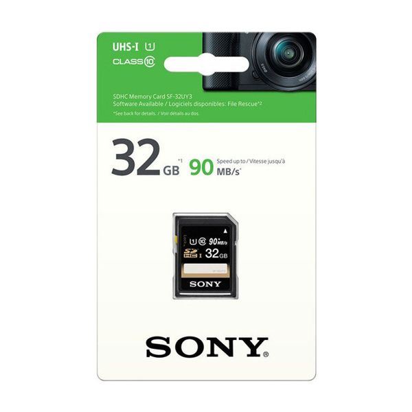 Thẻ nhớ Sony 32GB 90MB/s SF-32UY3 - Hàng Chính Hãng