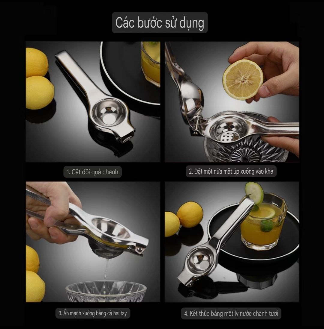 Dụng Cụ Vắt Chanh Inox Đa Dụng