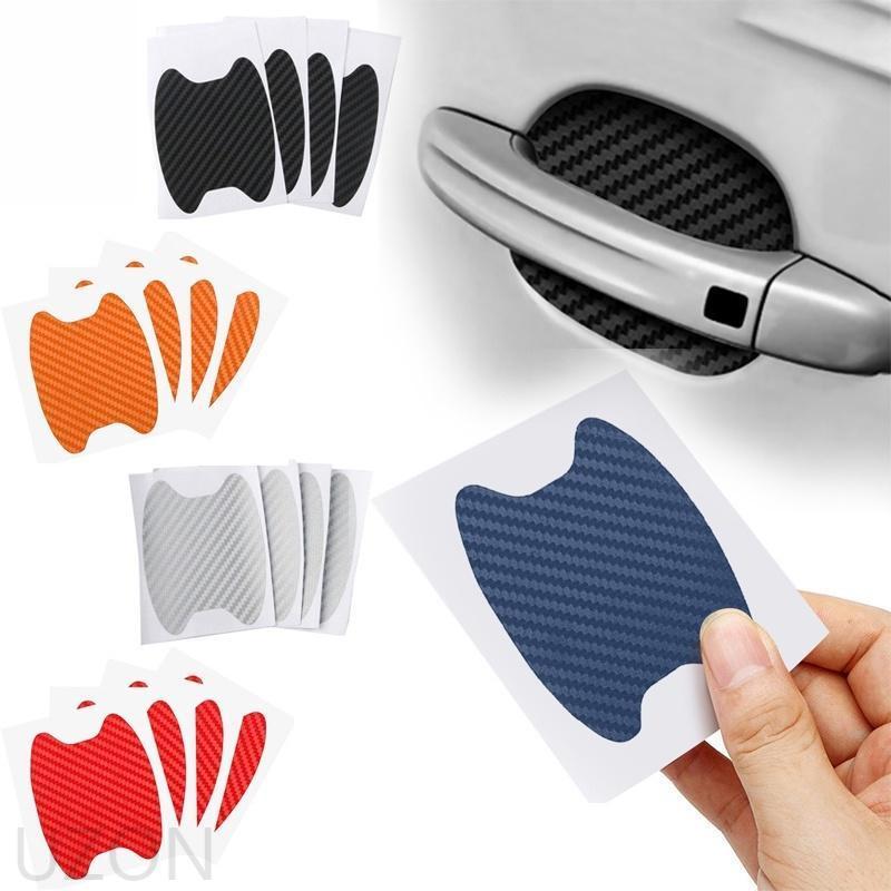 Set 4 Miếng Dán Bảo Vệ Tay Nắm Cửa Xe Hơi Chống Trầy Xước
