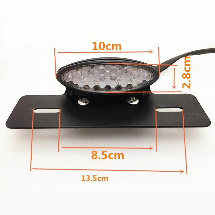 12V LED Stop Rear Tail   Indicator Lamp with Licence Plate