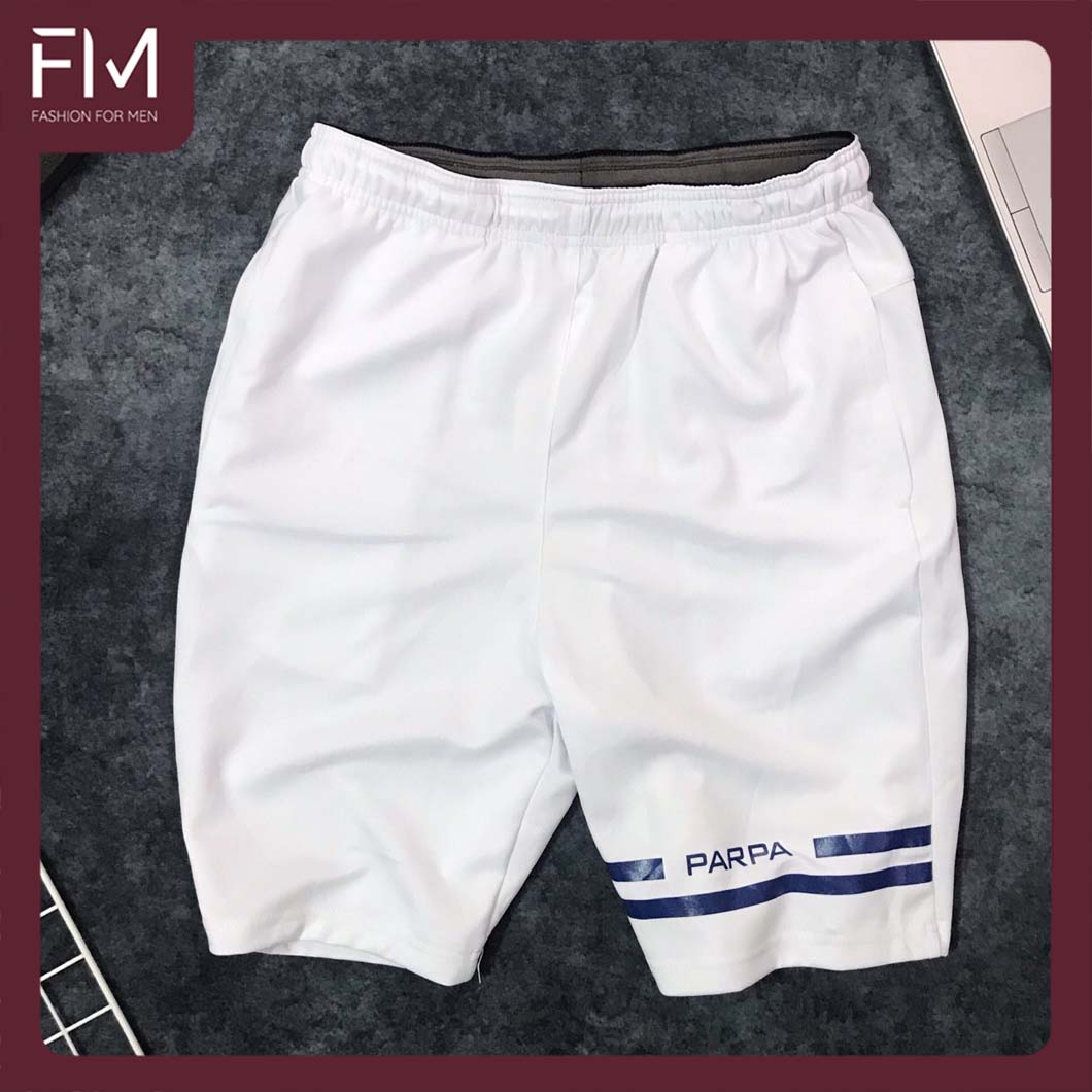 Quần short nam thể thao thun lạnh cao cấp thoải mái, năng động, trẻ trung – FORMEN SHOP – FMPS095 - TRẮNG - L