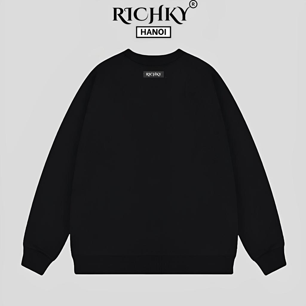 Áo Sweater Local Brand Unisex Richky BlackPink Sweater - RKS03
