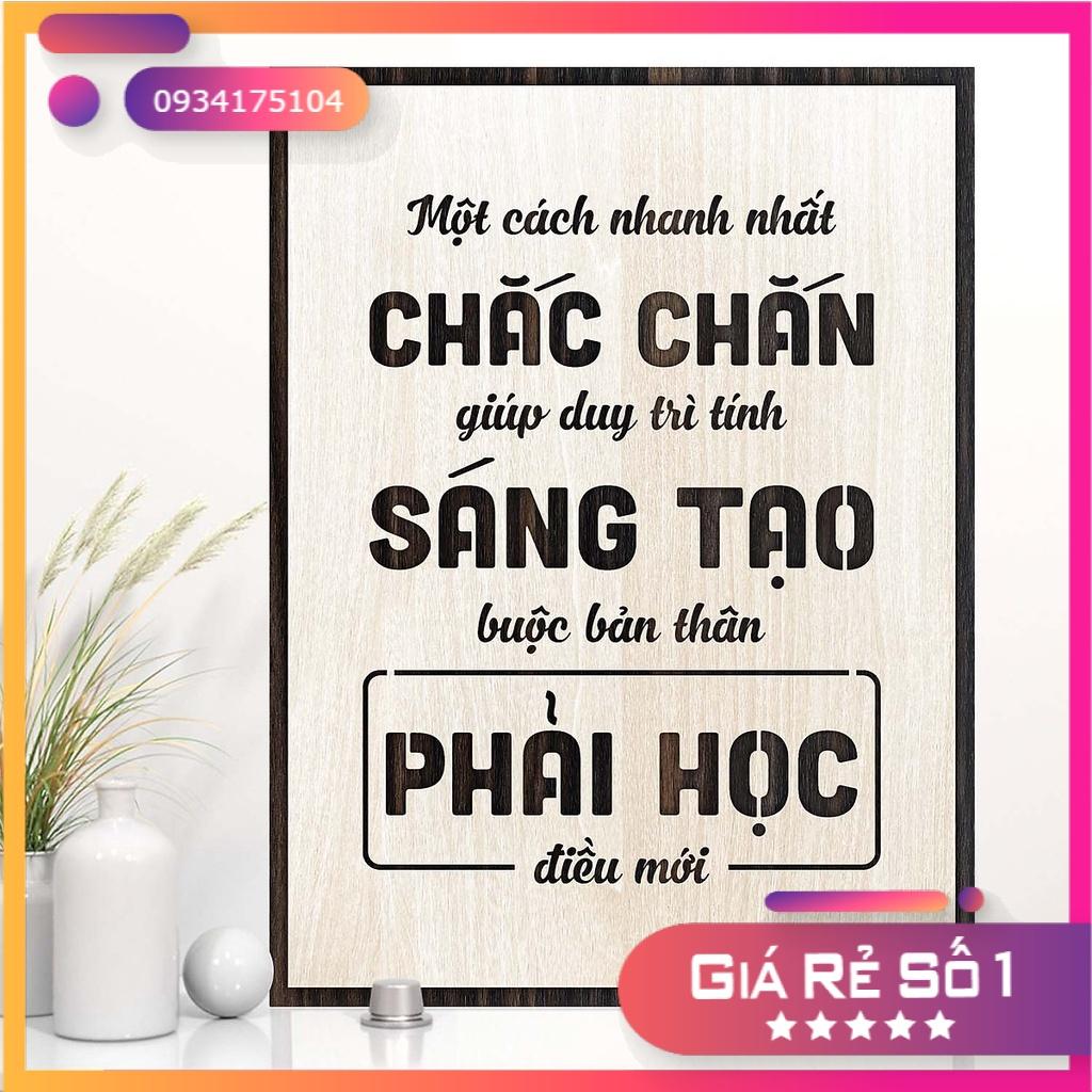 Tranh Gỗ handmade: Một cách nhanh nhất chắc chắn giúp duy trì tính sáng tạo là buộc bản thân phải học điều mới