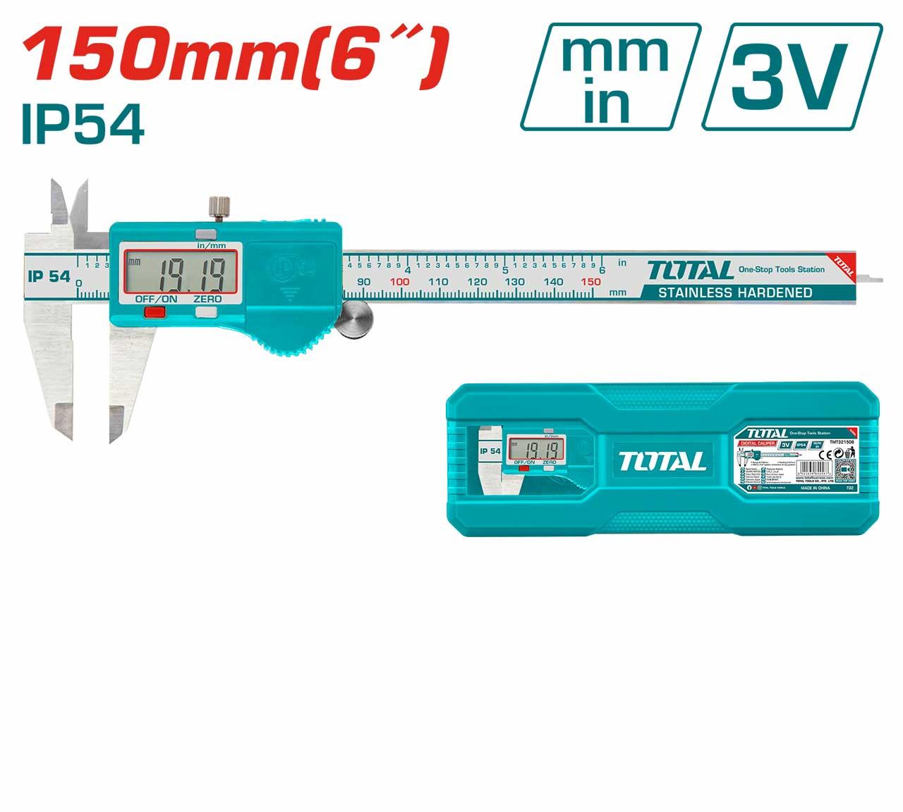 THƯỚC CẶP ĐIỆN TỬ TOTAL TMT321506 - HÀNG CHÍNH HÃNG