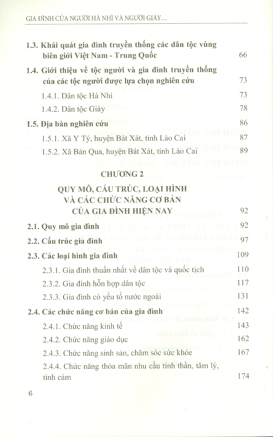 Gia Đình Của Người Hà Nhì Và Người Giáy Ở Vùng Biên Giới Việt Nam - Trung Quốc (Sách Chuyên Khảo) -  Viện Dân Tộc Học; TS. Hoàng Phương Mai chủ biên