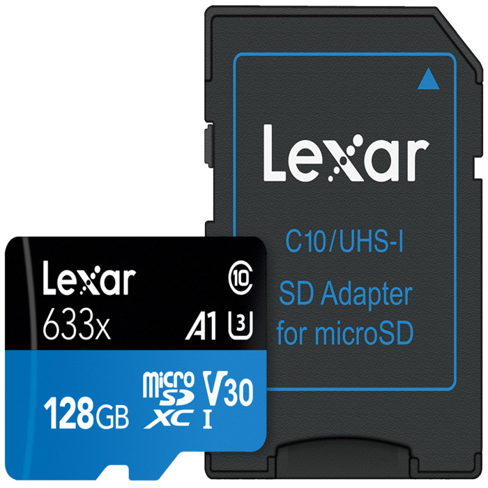 Thẻ Nhớ Lexar Micro SDXC 633X 128GB (95MB/s) (Có Adapter) - Hàng Chính Hãng