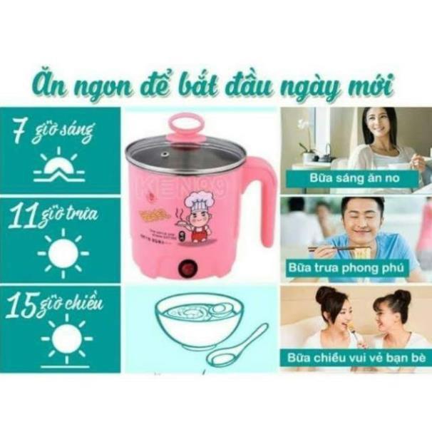 Ca Nấu Mì Siêu Tốc Đa Năng Size 1.85L - Hàng Loại 1