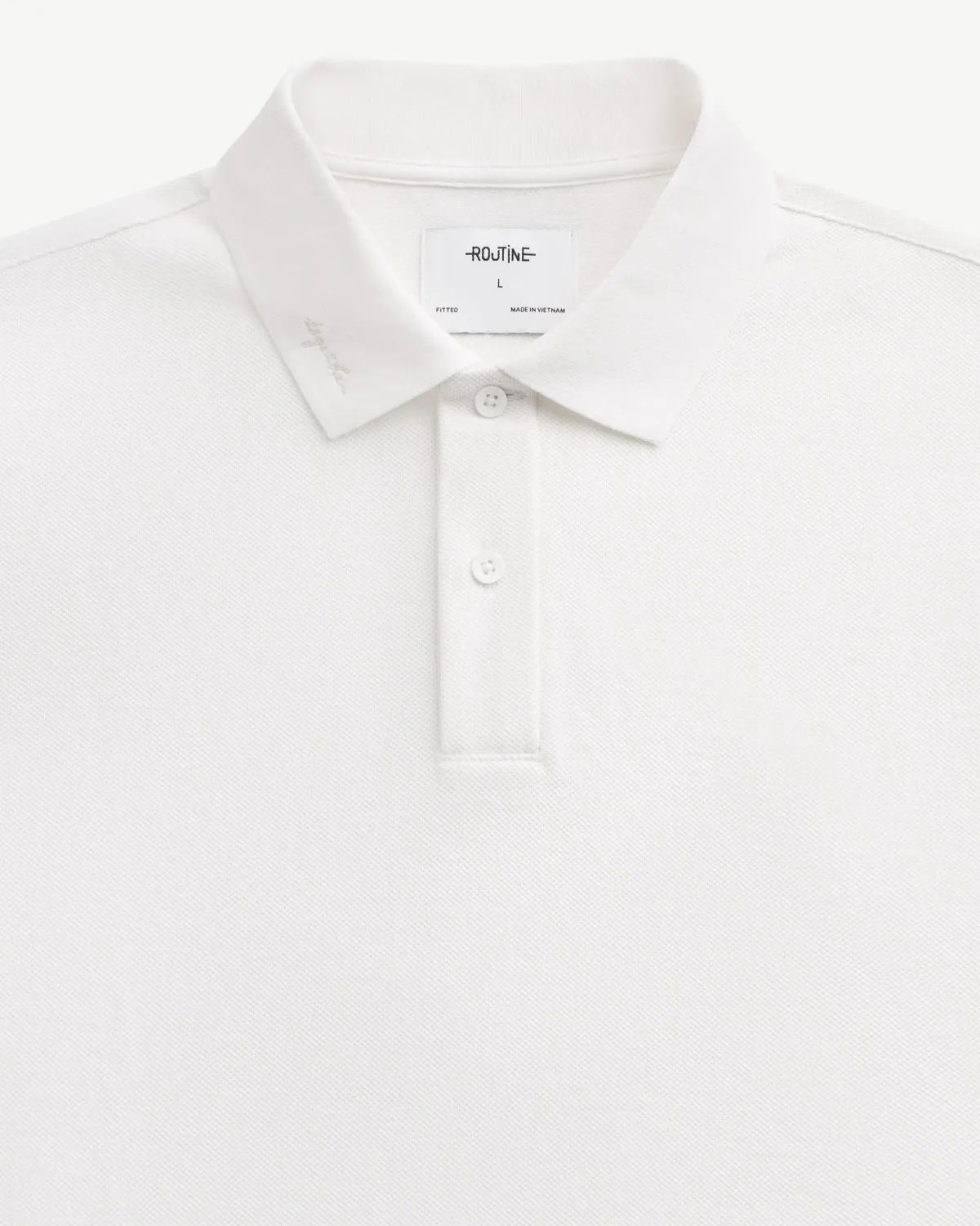 Áo polo nam thêu cổ Form Fitted (3 màu)- ROUTINE 10F24POL027R1 | ROUTINE CÀ MAU