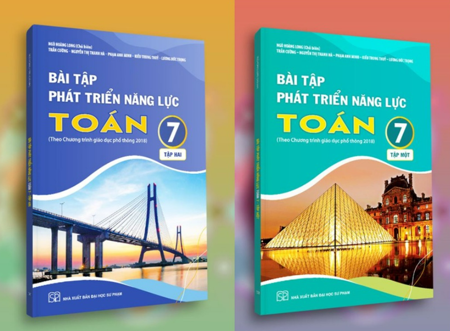 Sách - Combo Bài tập phát triển năng lực toán 7 tập 1 + 2