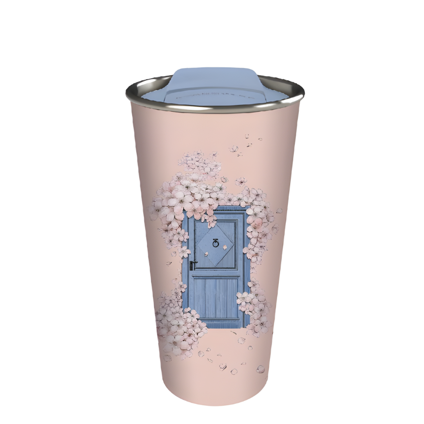 Bình Starbucks Giữ Nhiệt  16Oz (473ml) CHRY BLSM SCRT GDN DR
