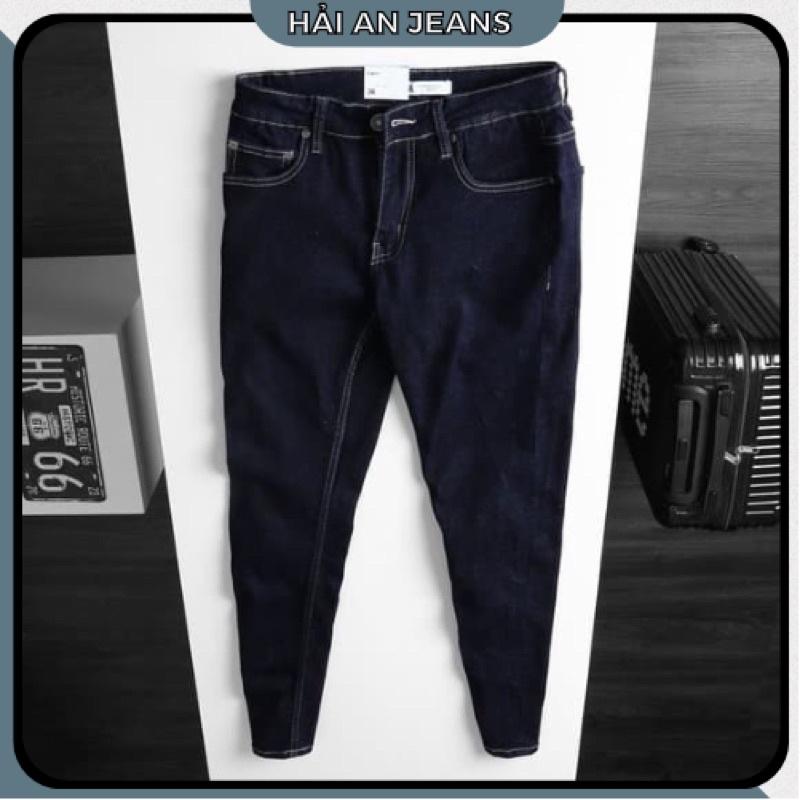 Quần Jean nam cao cấp 02 màu thời trang ống ôm jean co giản hàng cao cấp xuất xịn