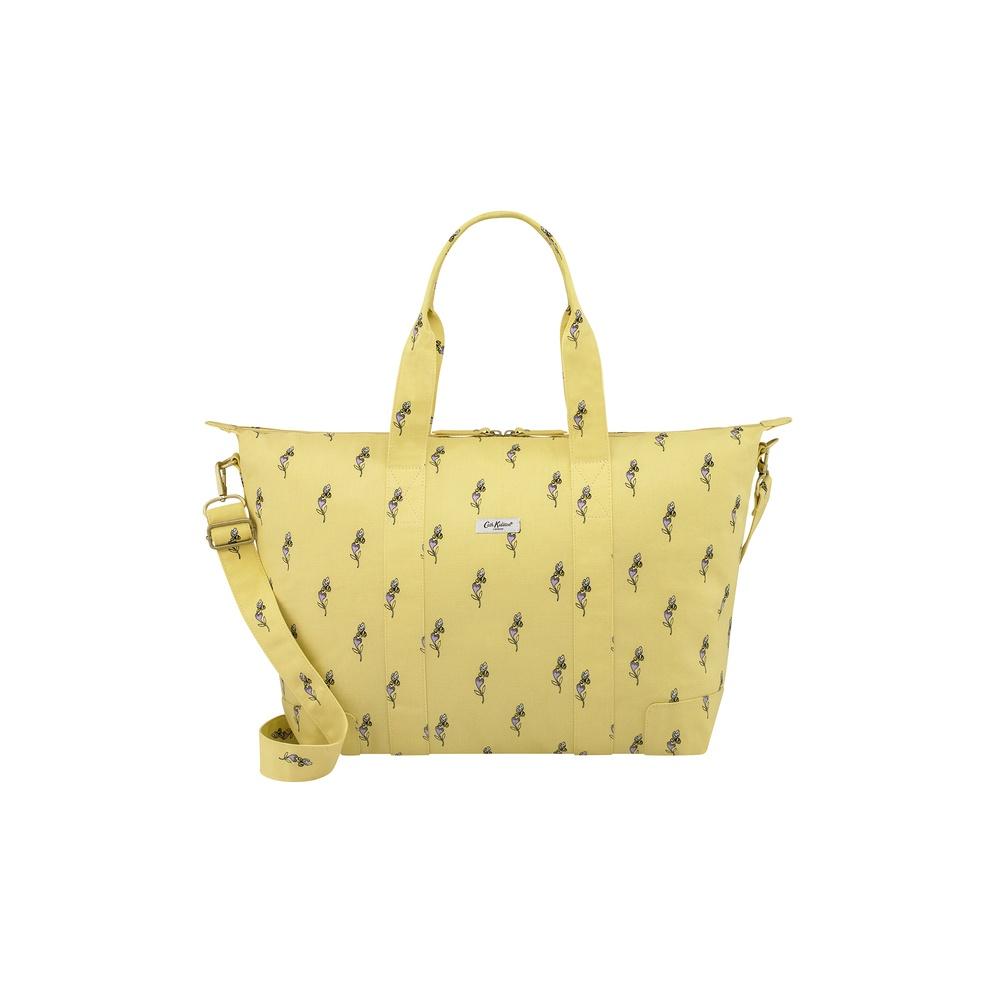 Cath Kidston - Túi du lịch xếp gọn/Foldaway Overnight Bag - Bee &amp; Heart - Yellow -1047400