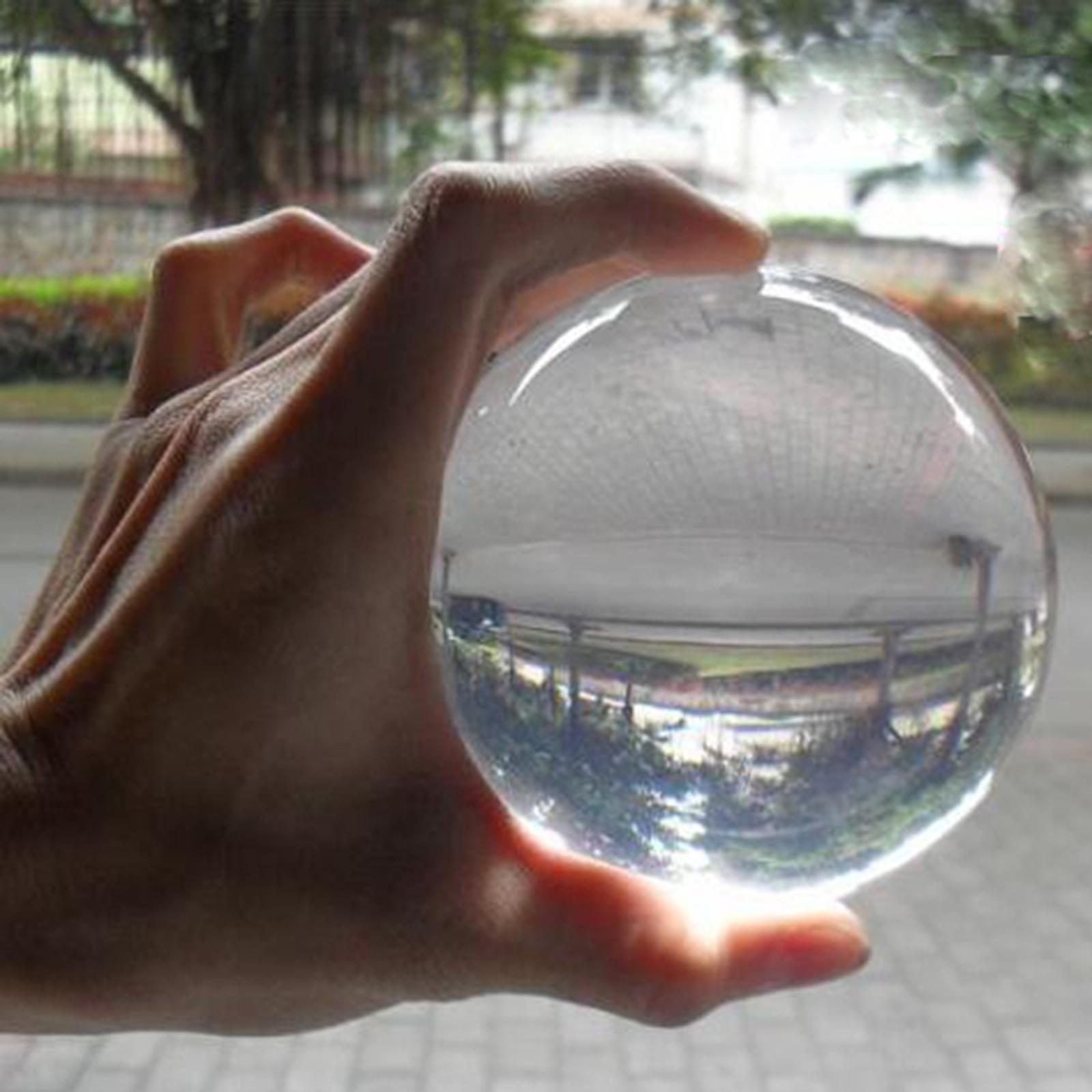 Clear Crystal Ball Crafts Ornaments Photography 6cm
