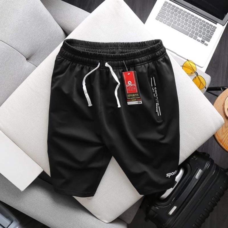 Quần short thun nam in chữ sport big size