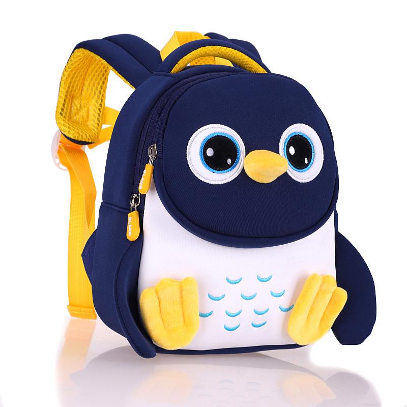 GREATOP Chim Cánh Cụt Trẻ Em Ba Lô Cho Bé Tập Đi Trẻ Em Học 3D Hoạt Hình Mẫu Giáo Mochila Cho Bé Trai Bé Gái 2-5 Tuổi