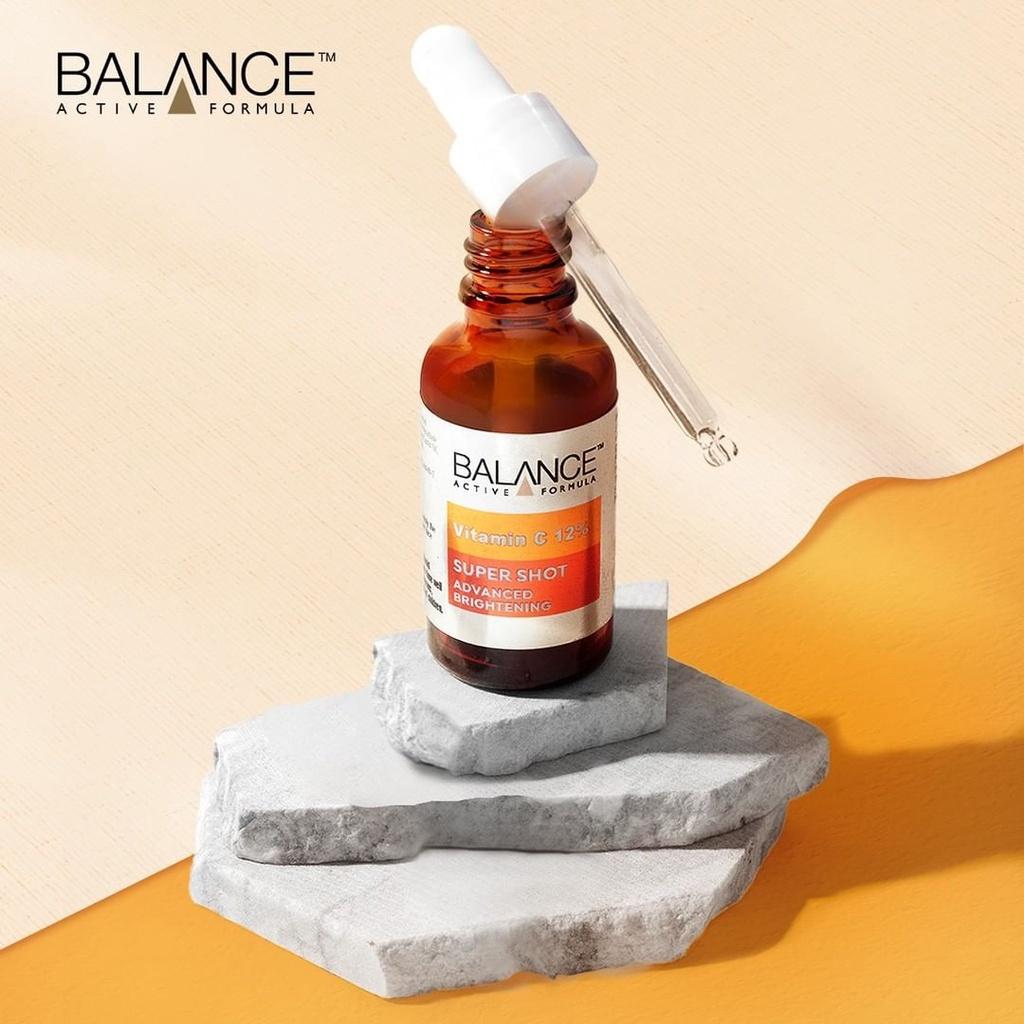 Tinh chất sáng da, mờ thâm Balance Active Formula 12% Vitamin C Supershot 30ML