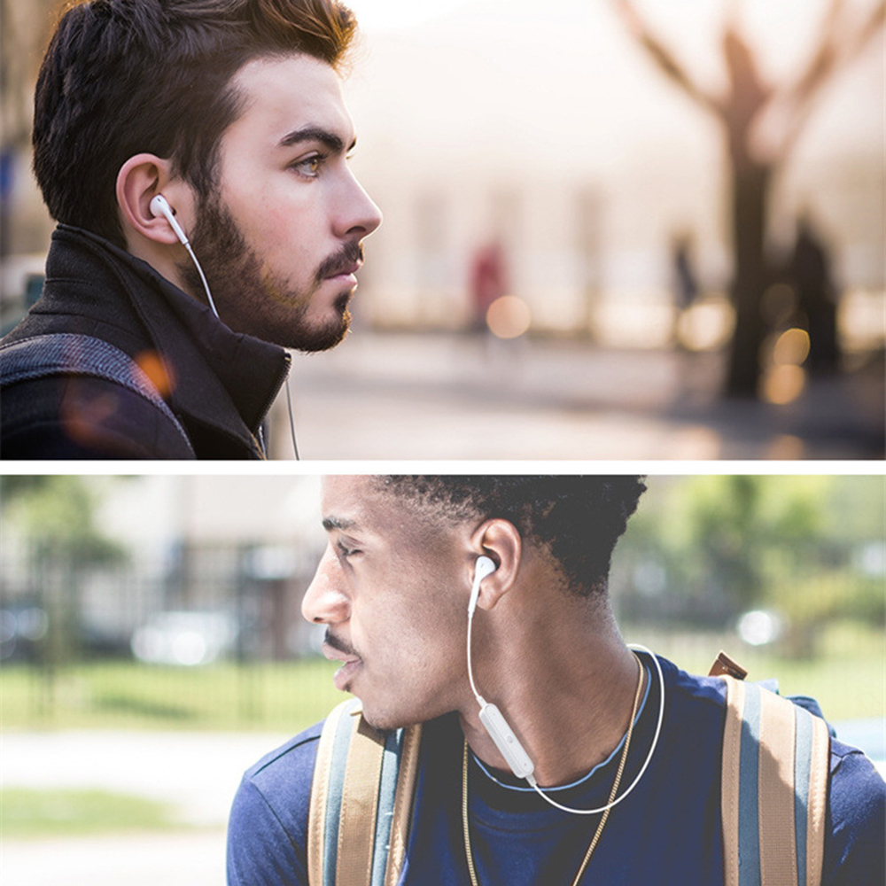 Tai Nghe Nhét Tai Thể Thao S6 Bluetooth 4.1 Có Micrô Điều Khiển Âm Lượng Dành Cho IPhone X 8s 8