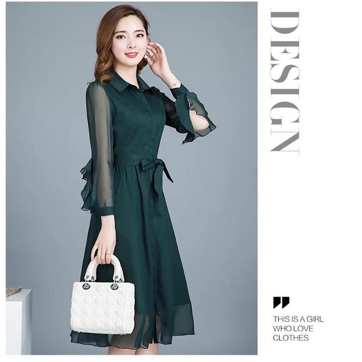 DRESS209-ĐẦM THIẾT KẾ QUÝ CÔ CAO CẤP S-6XL