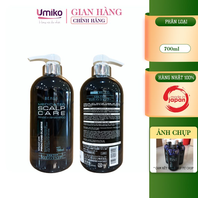 Dầu gội xả dành cho nam Beaua Scalp Care Rinse In Shampoo 700ml