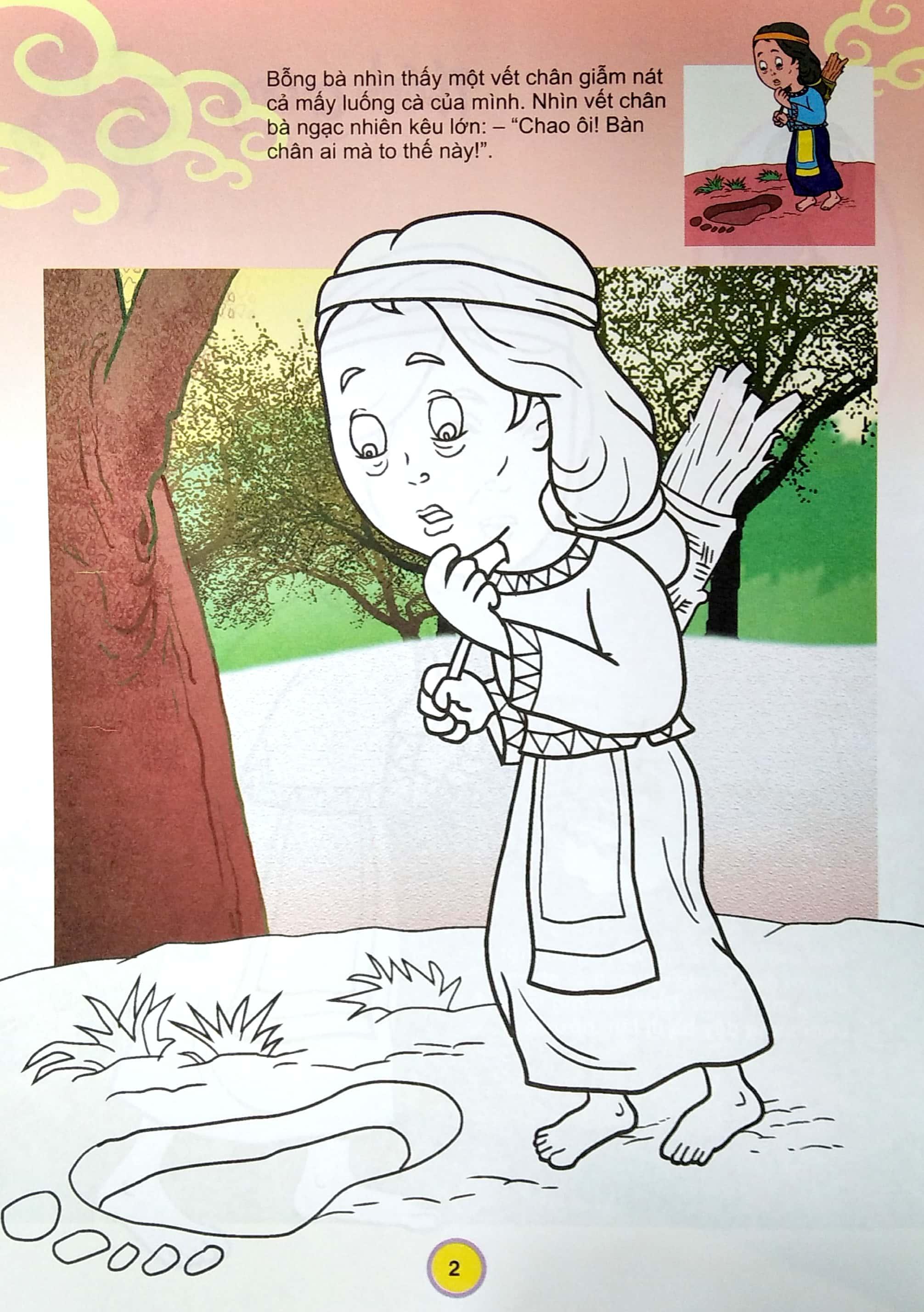 Em Tập Tô Màu Và Đọc Truyện Kho Tàng Truyện Cổ Dân Gian Việt Nam - Thánh Gióng