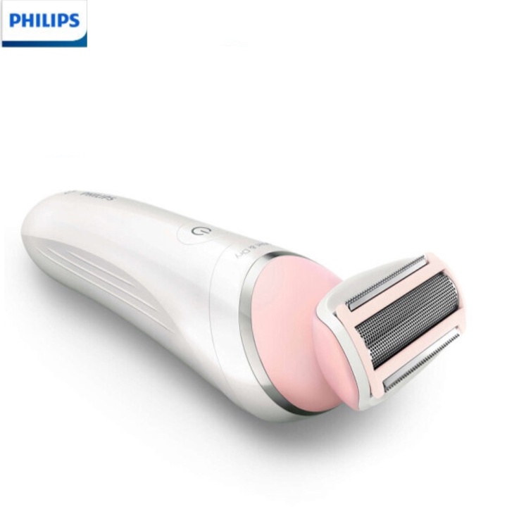 Máy cạo lông khô và ướt Philips dành cho nữ BRL140 /80  có hiển thị đèn Led - Hàng nhập khẩu