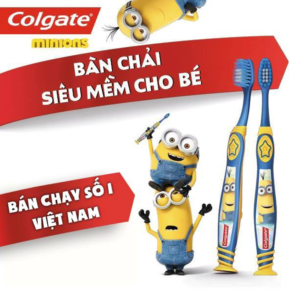 Bộ Bàn Chải Đánh Răng Trẻ Em Colgate  Siêu Mềm  Tặng Kem Đánh Răng Hương Vị Trái Cây Thơm Mát  Bảo Vệ Răng Miệng Tạo Hứng Thú Đánh Răng Cho Bé Mỗi Ngày