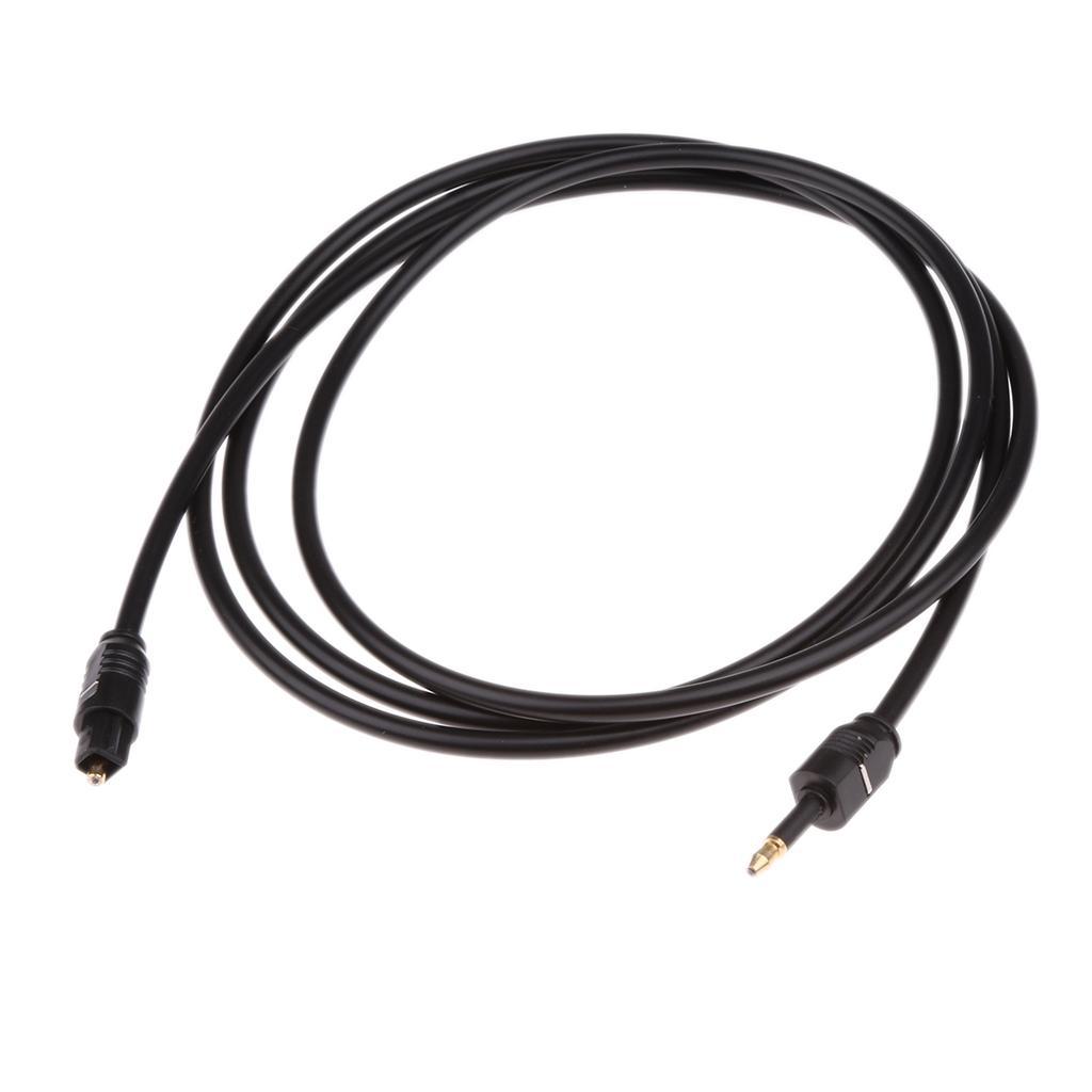 2-3pack 3ft 3.5mm Digital OD 4.0 Optical Audio Cable Wire Toslink Optical Audio