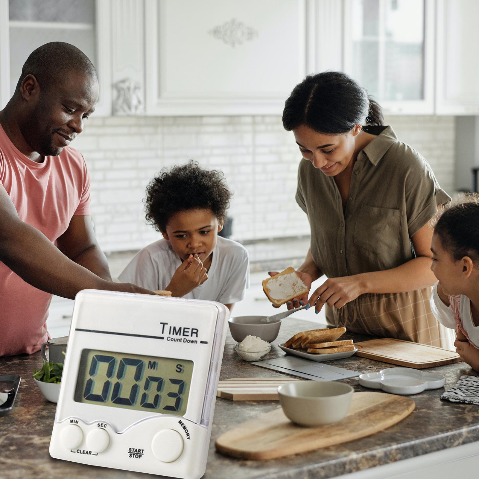 Đồng hồ hẹn giờ cho nhà bếp, mặt sau có nam châm