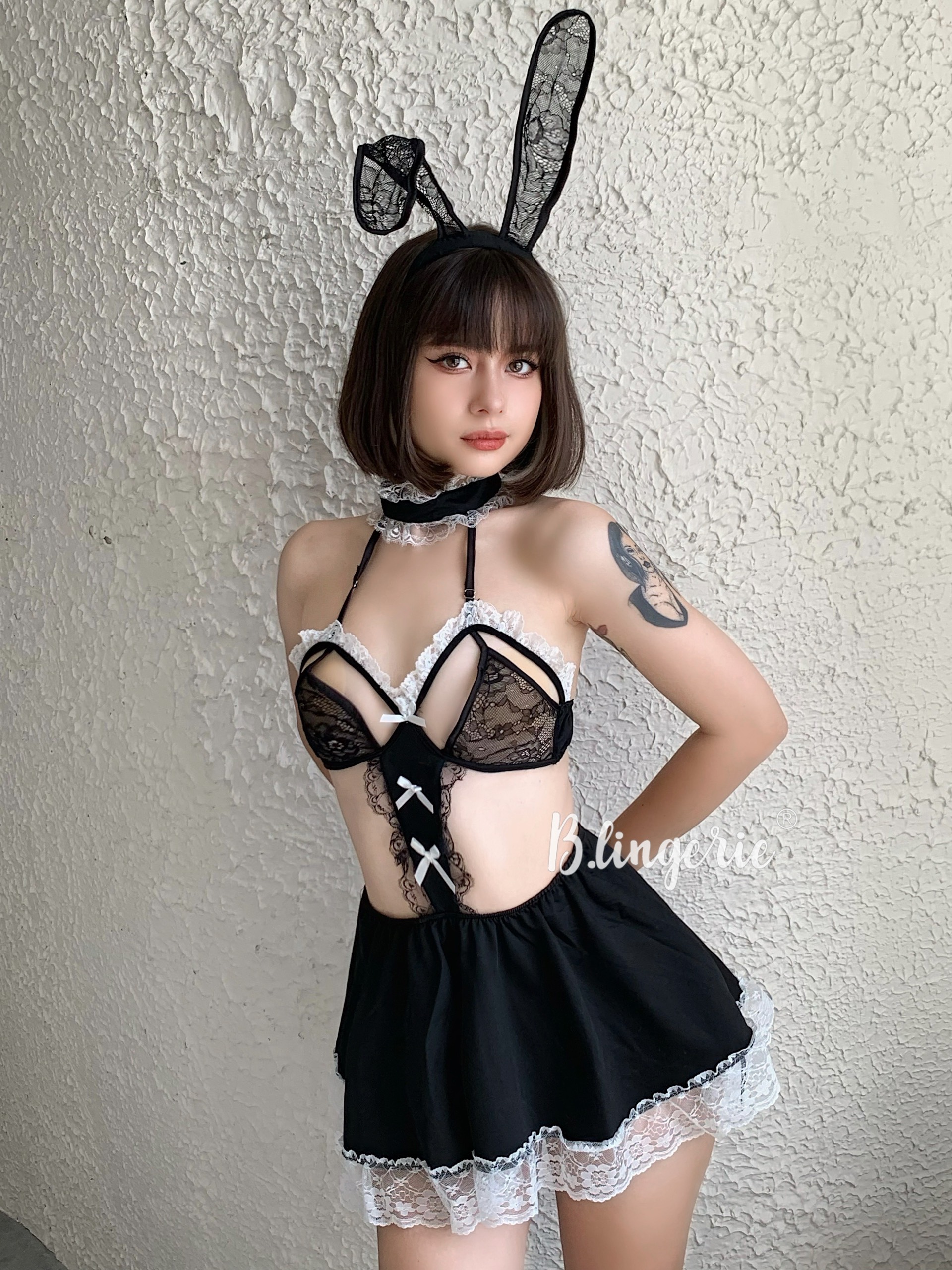 Váy Ngủ Ren Cosplay Bé Thỏ (Không kèm tất) - B.Lingerie