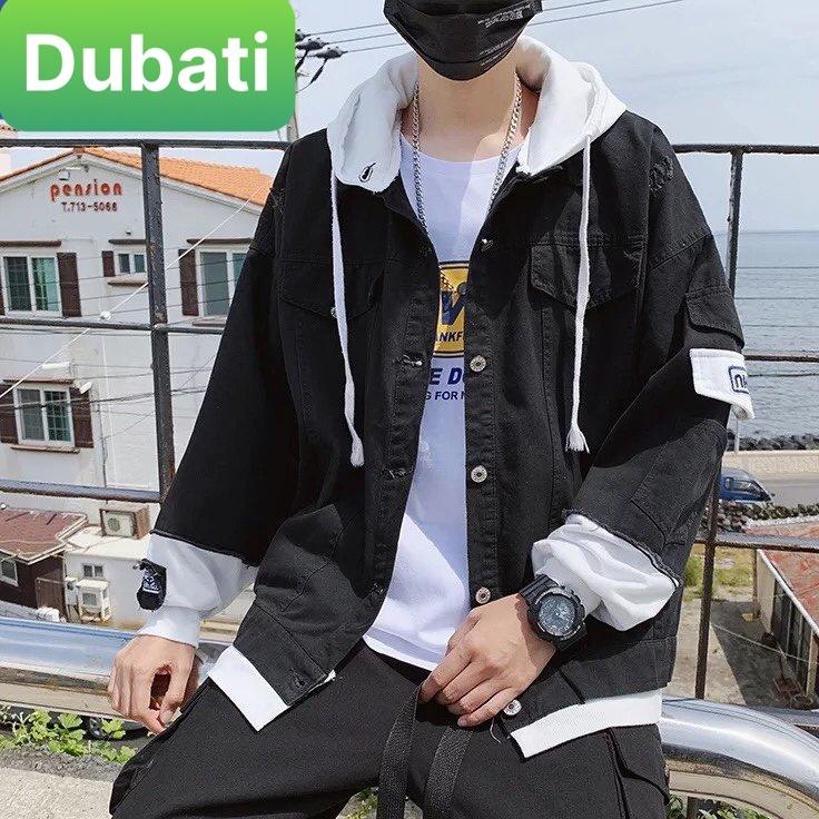 ÁO KHOÁC JEAN UNISEX CHẤT BÒ NAM NỮ PHỐI NON VẢI NỈ PHON CÁCH HÀN QUỐC- DUBATI FASHION