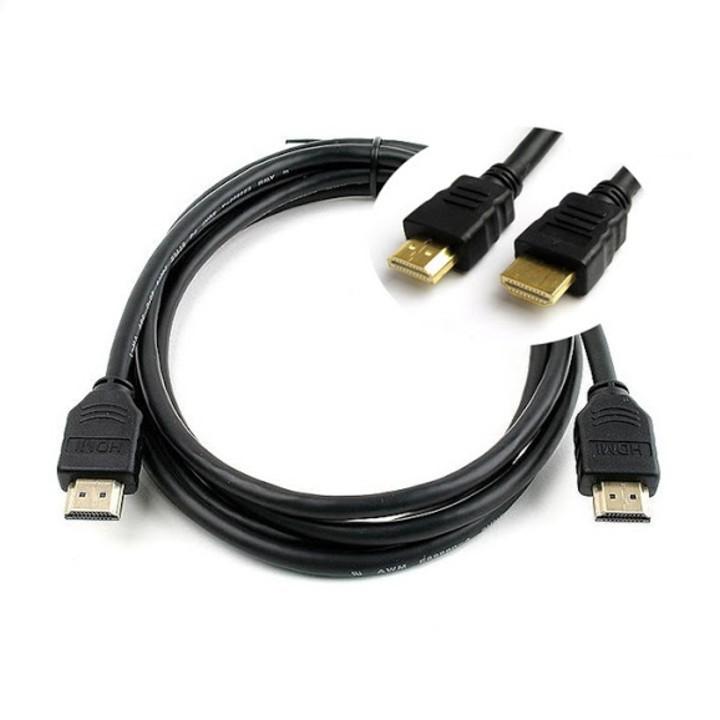 Dây HDMI Tròn Đen 1.5m - Hỗ trợ nhiều loại tín hiệu và nhiều độ phân giải khác nhau