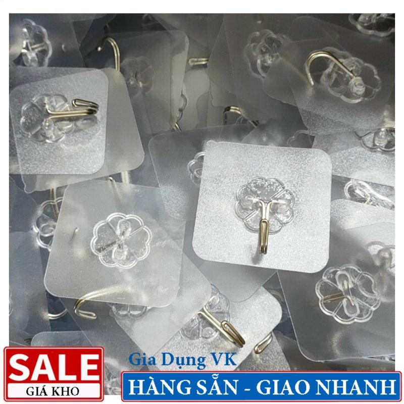 Móc Dán Tường Trong Suốt , Siêu Dính Chịu Lực Cao