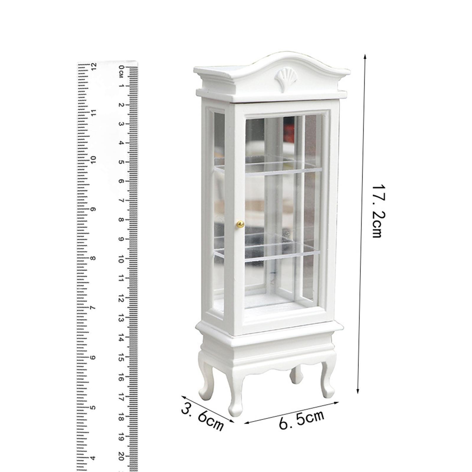 1/12 Dollhouse Wooden Cabinet Living Room Decoration Scenery Supplies